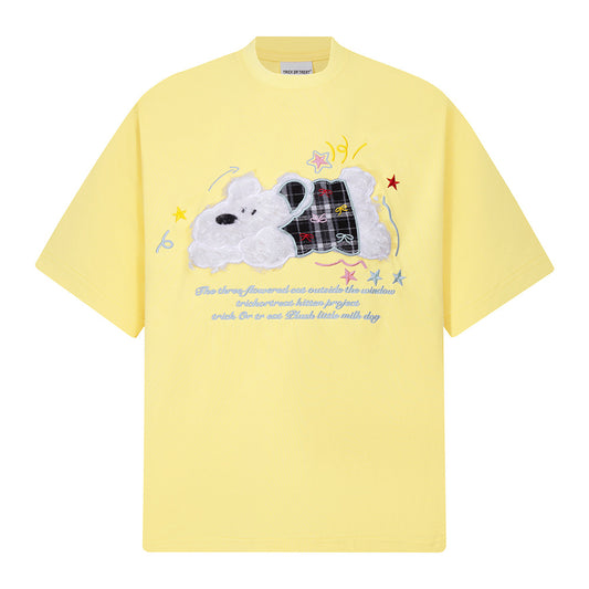 New York Hip Hop Style Vintage Casual Loose Short Sleeve T-Shirt