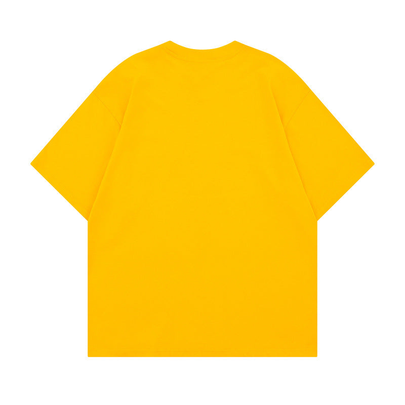 US drip outfits summer retro gradual change love apple casual loose short sleeve T-Shirts
