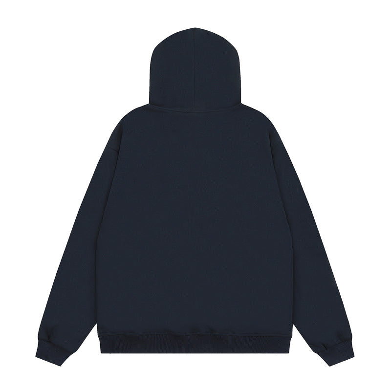 Streetwear Hoodie Vintage Embroidered Hooded Sweater Loose Hoodie