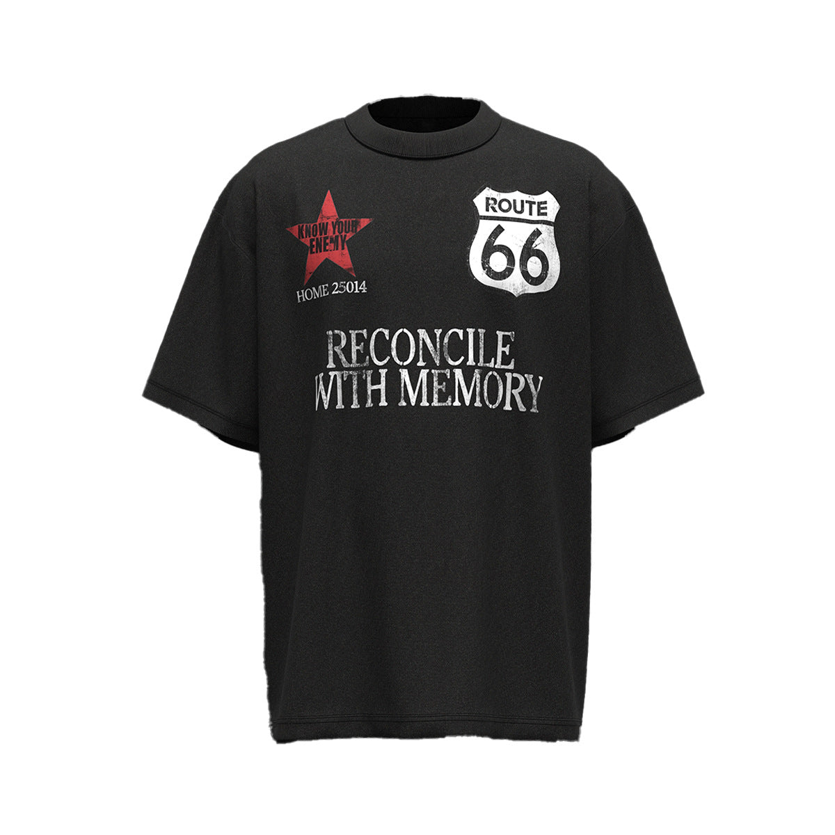T shirt vintage usa summer vintage print short sleeve t-shirt