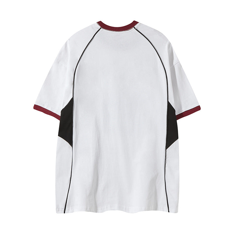 New York Hip Hop Style Vintage Summer Loose Casual Short Sleeve T-Shirt