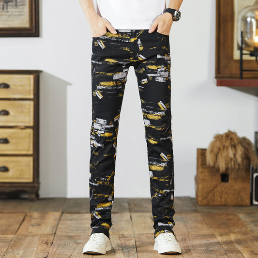 1990 Fashion Jeans Autumn Jeans Straight Pants Casual