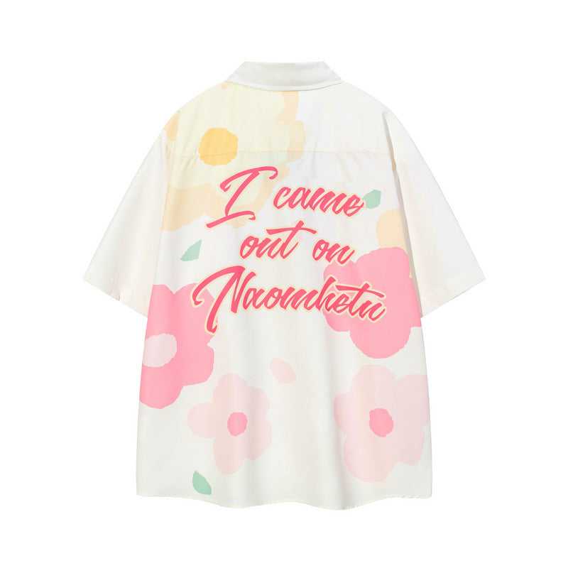 Vice streetwear Casual Loose Graffiti Short Sleeve T-Shirts