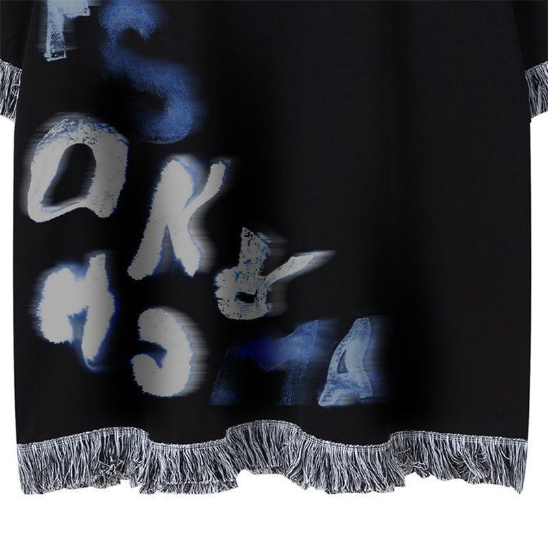 Camisetas streetwear Summer Vintage Pussy Letter Print Casual Loose Short Sleeve T-Shirt