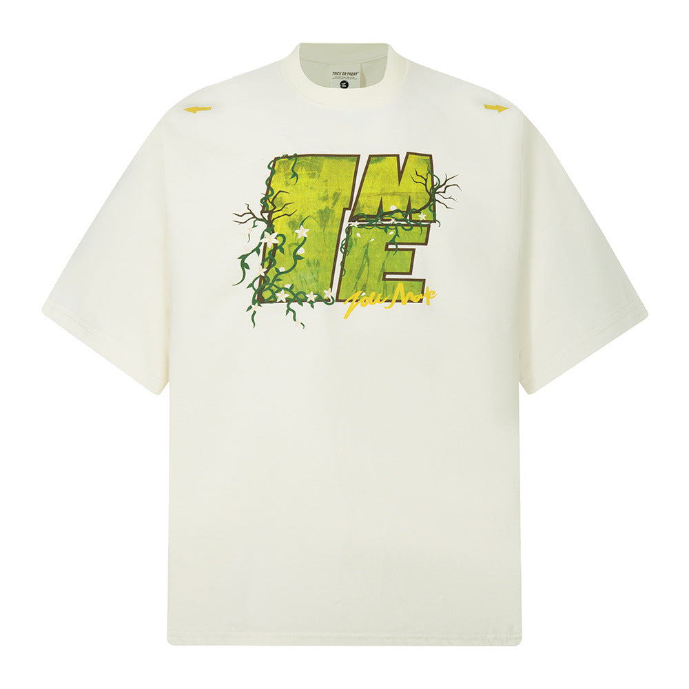 New York Hip Hop Style Vintage Summer Short Sleeve T-Shirt