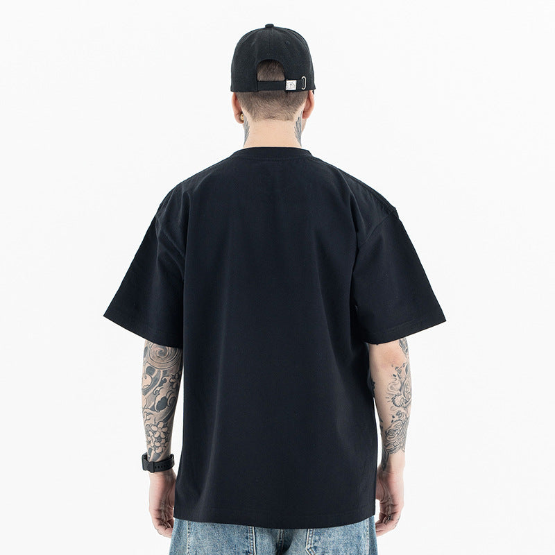 Vic Streetwear Summer Vintage Crew Neck Short Sleeve T-Shirt