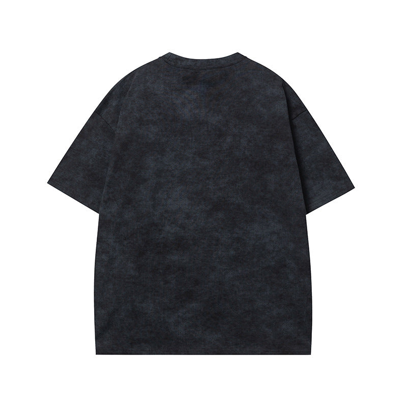 Vintage Tišö Rt Vintage Alphabet Print Short Sleeve T-Shirt Summer Loose Oversize Top