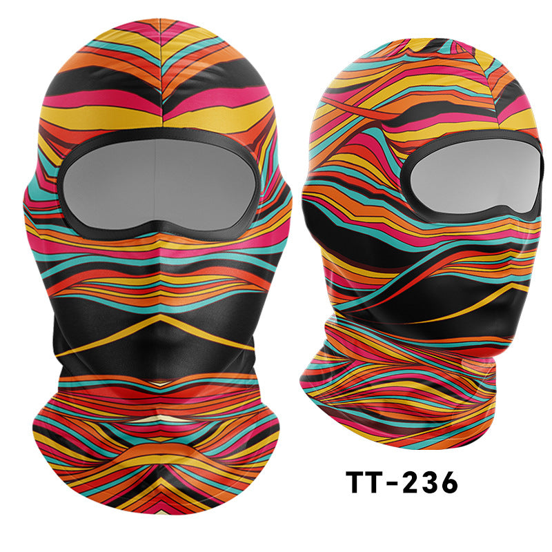 Cycling Windproof Hood Sunscreen Ice Silk Headgear
