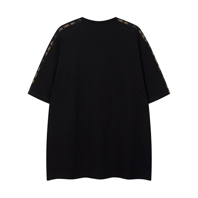 Nyc T Shirt Vintage Embroidery Short Sleeve T-Shirt Summer Loose Oversize T-Shirt