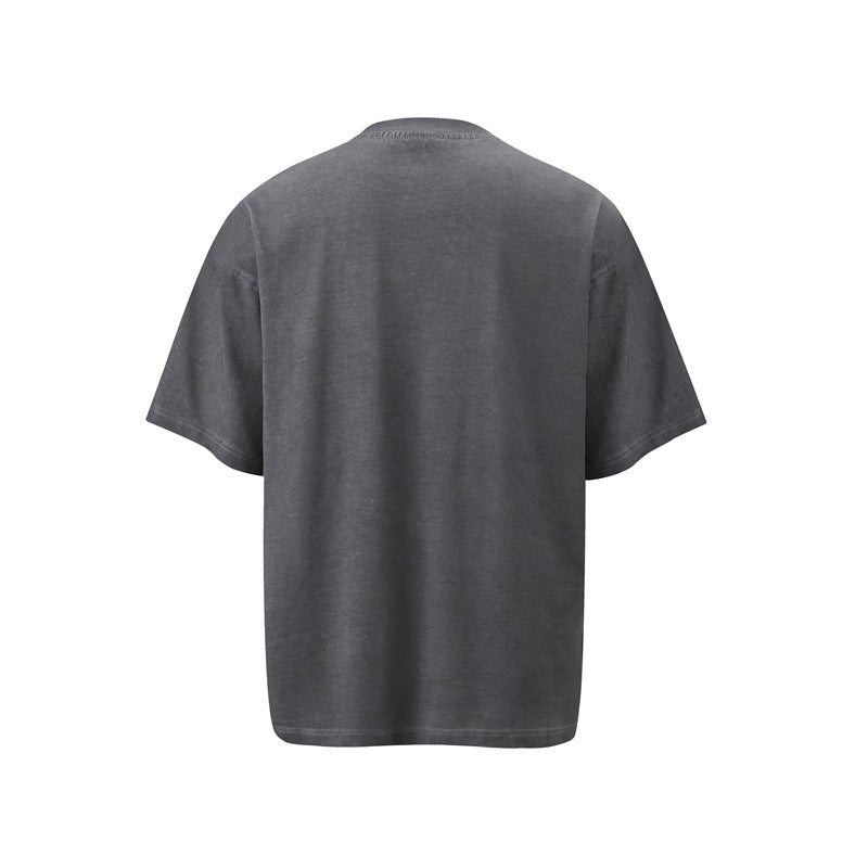 Hip hop shirt summer hip hop wash t-shirt short sleeve