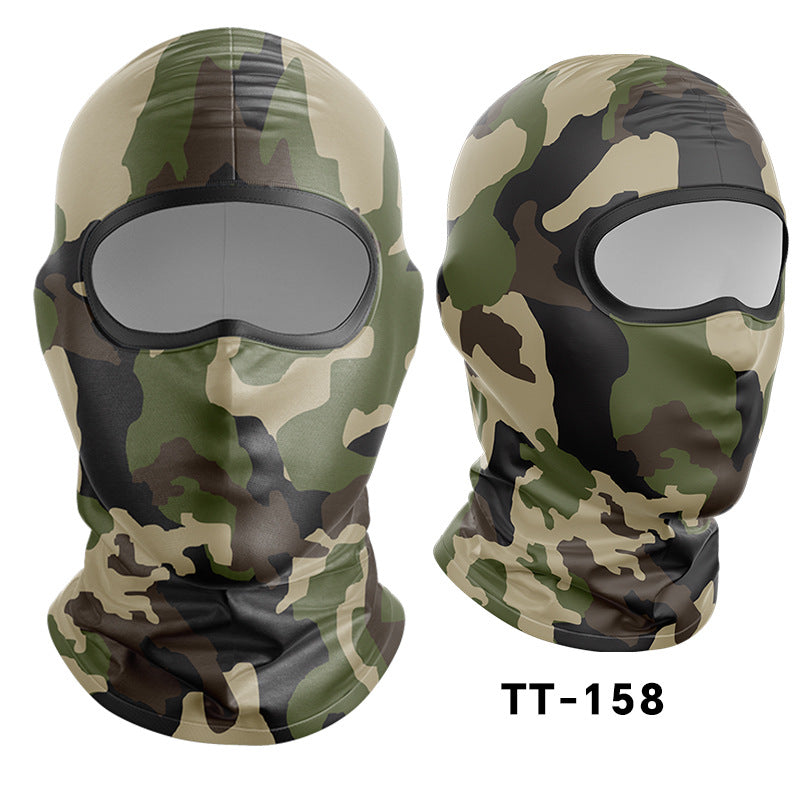 Cycling Windproof Hood Dust and Sun Protection Summer Camouflage Mask