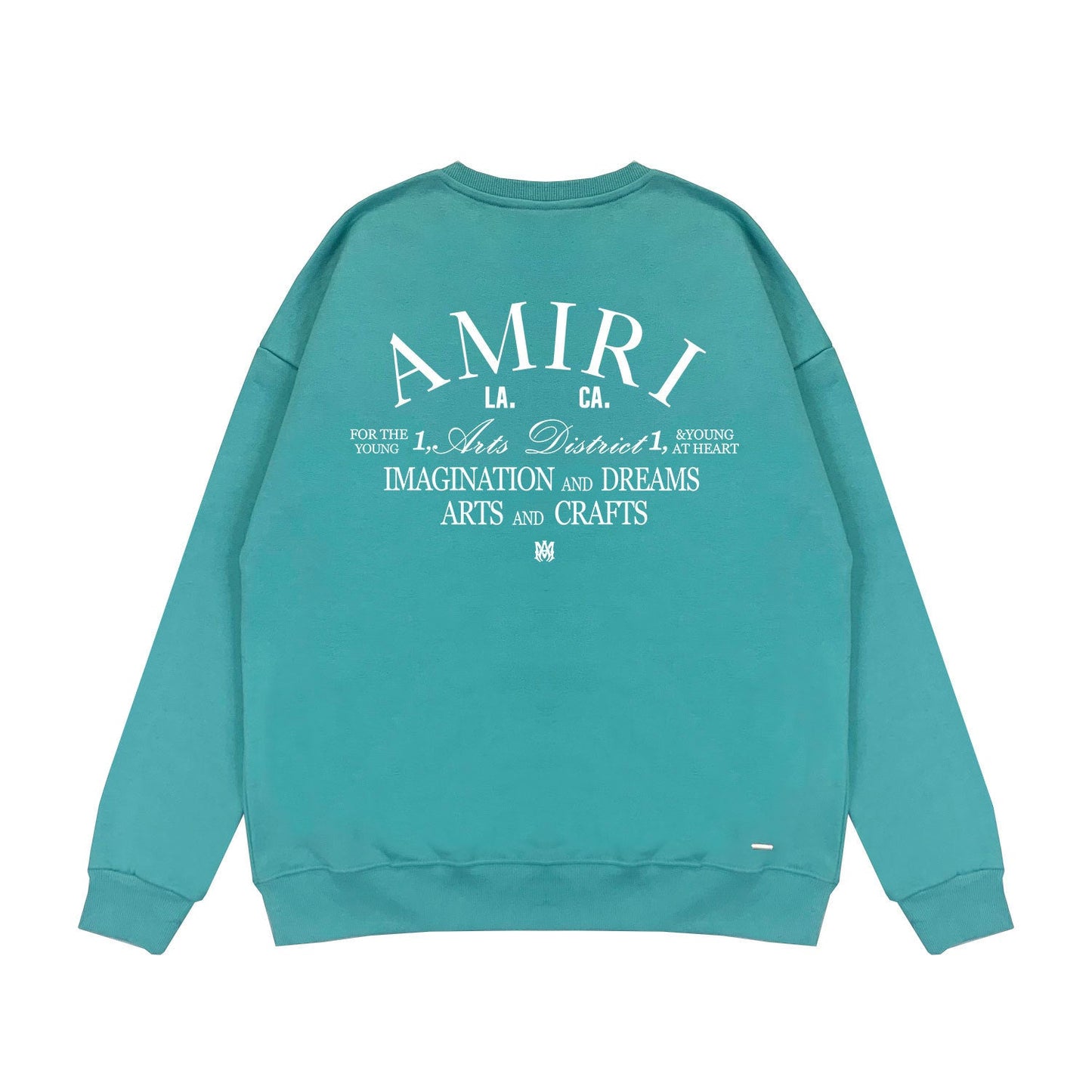 Amiri Long Sleeved Shirt Fashion Brand Crew Sweatshirts round Neck Sweater
