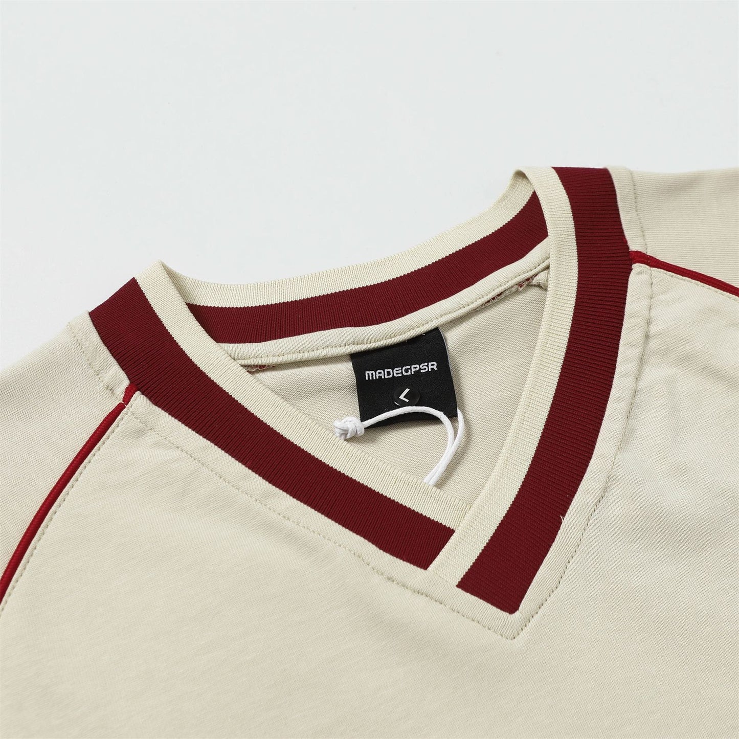 Vintage tarz t shirt vintage v-neck short sleeve loose t-shirt