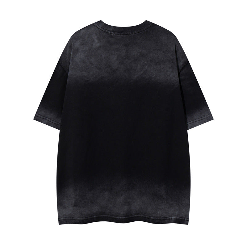 US drip outfits summer vintage kart casual loose short sleeve T-Shirts