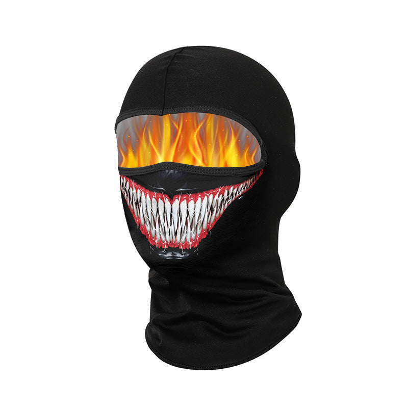 Cycling Windproof Hood Windproof Warm Fleece Autumn and Winter Breathable Men's