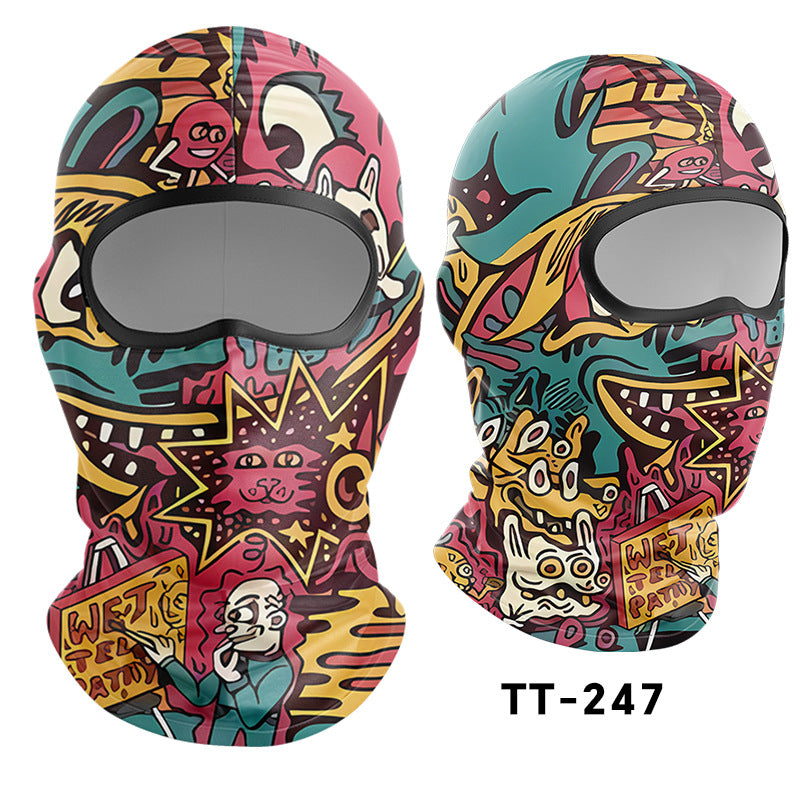 Cycling Windproof Hood Sunscreen Ice Silk Headgear