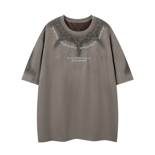 Hip hop shirt summer embroidery short sleeve t-shirt