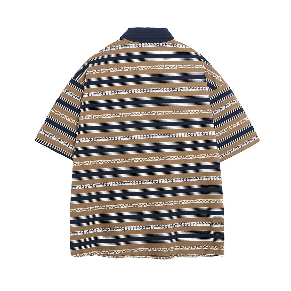 Vestimenta De Los 90 Summer Vintage Embroidered POLO Shirt Lapel Striped T-Shirt