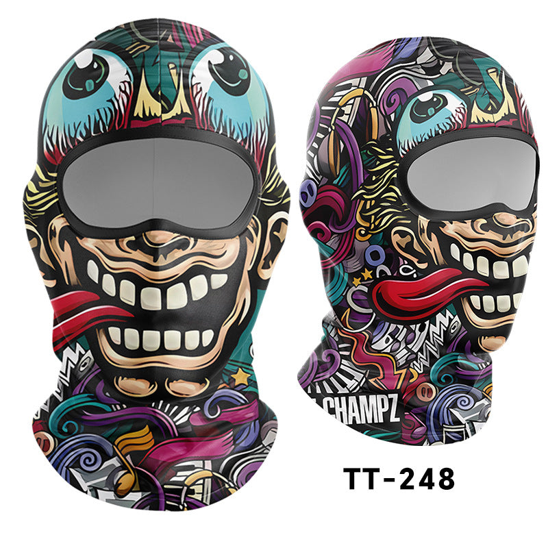 Cycling Windproof Hood Sunscreen Ice Silk Headgear