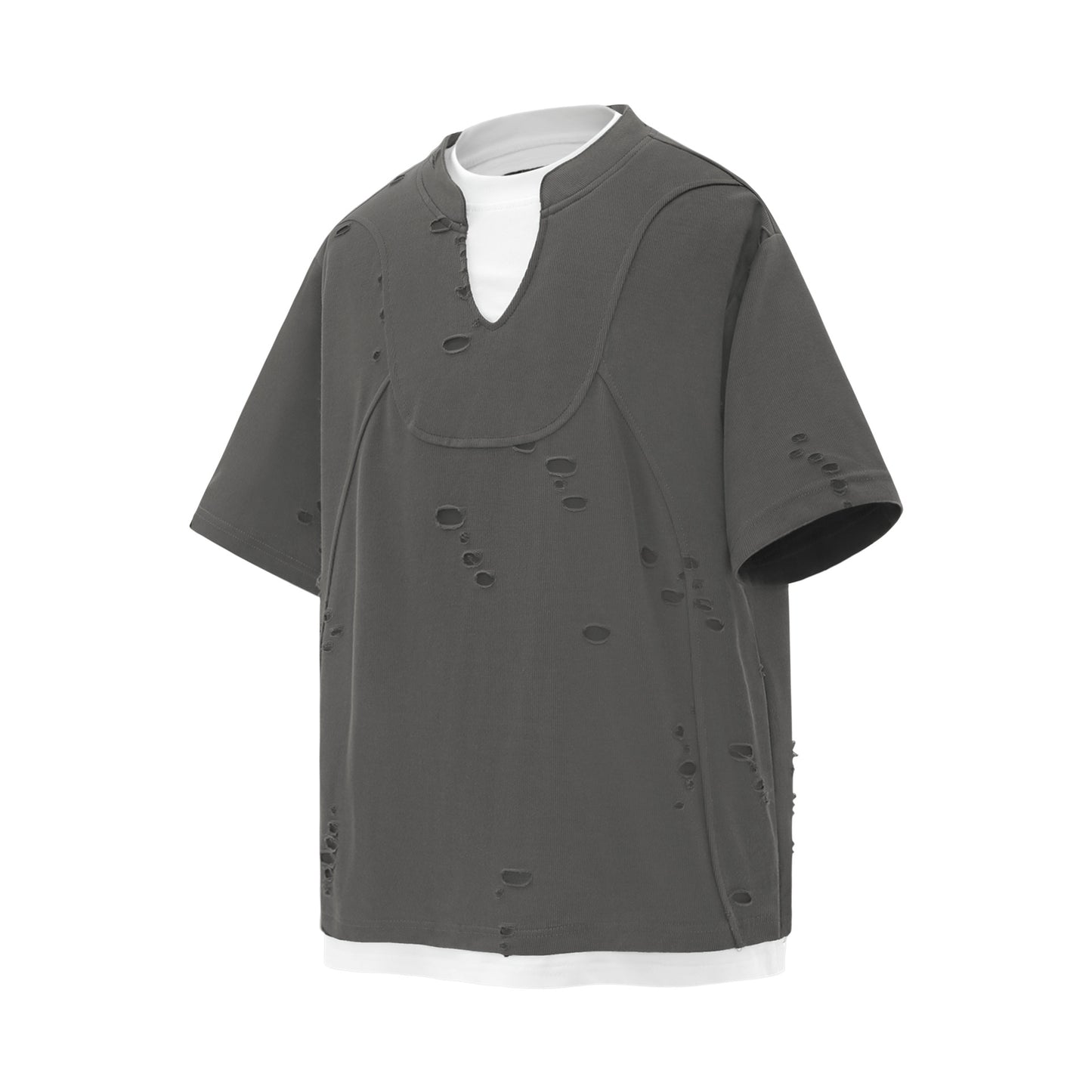 Unisex T-shirts Premium Sense Ripped T-shirts