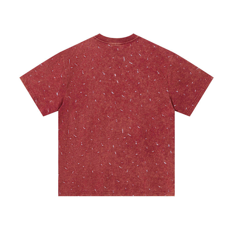 US drip outfits Summer Vintage Casual Loose Short Sleeve T-Shirts
