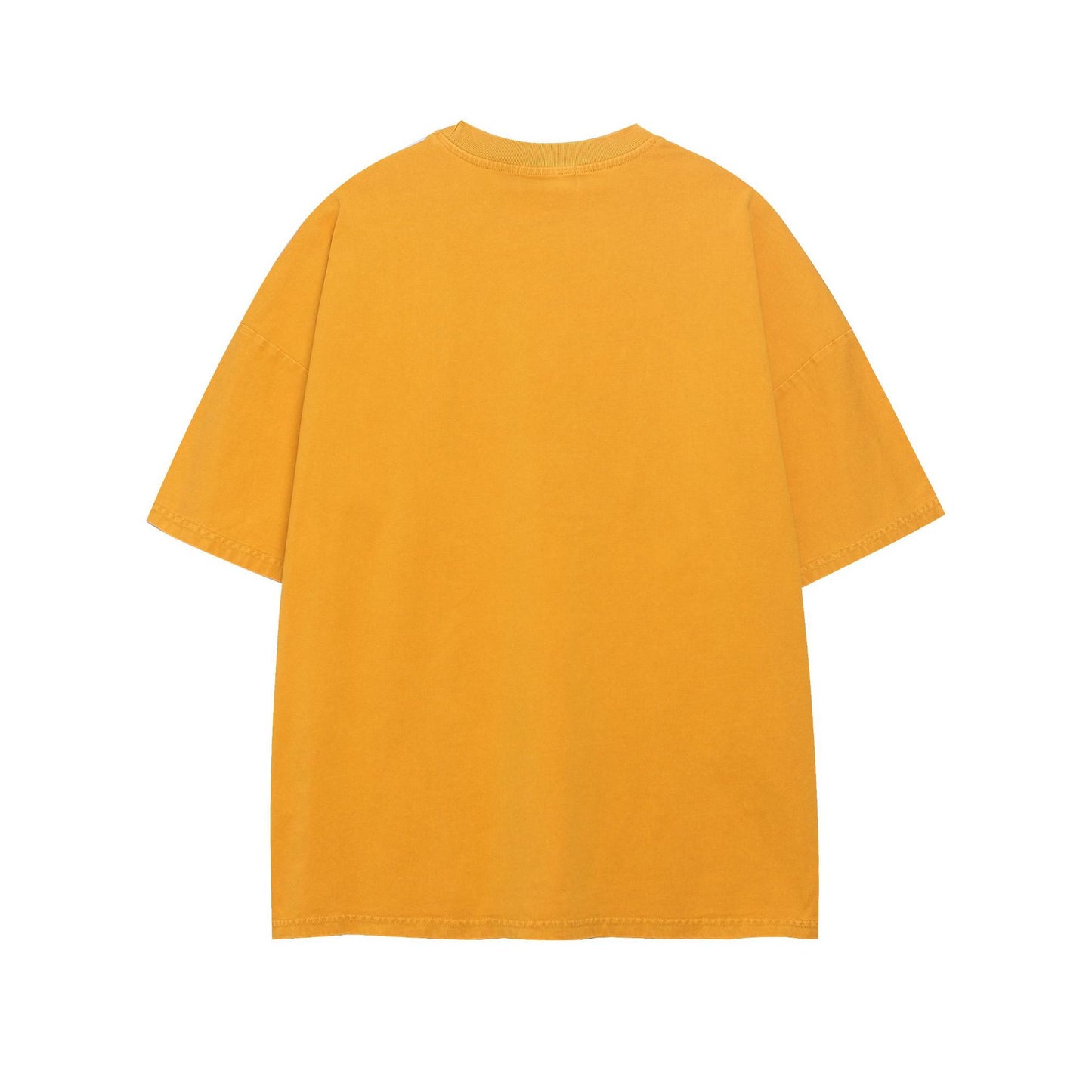 Hip Hop Clothing Summer Short Sleeve Vintage Hip Hop Wash T-Shirt
