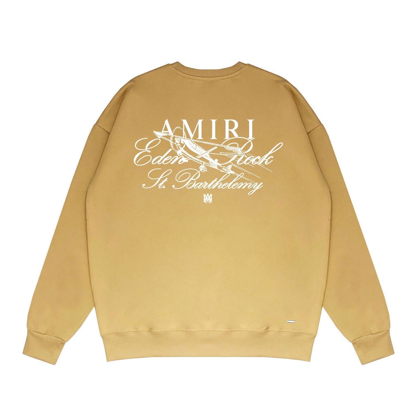 Amiri Long Sleeved Shirt Fashion Brand Crew Sweatshirts round Neck Sweater