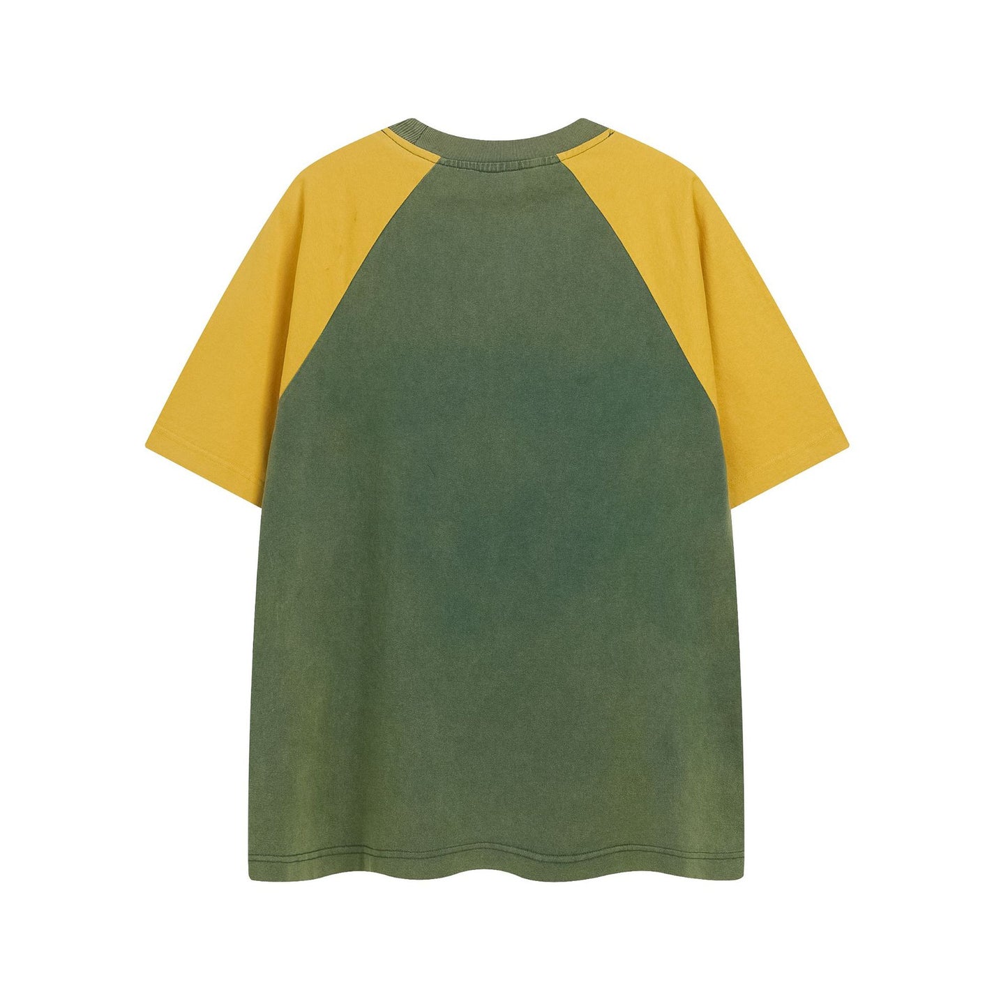 Hustle vintage summer vintage wash print short sleeve t-shirt
