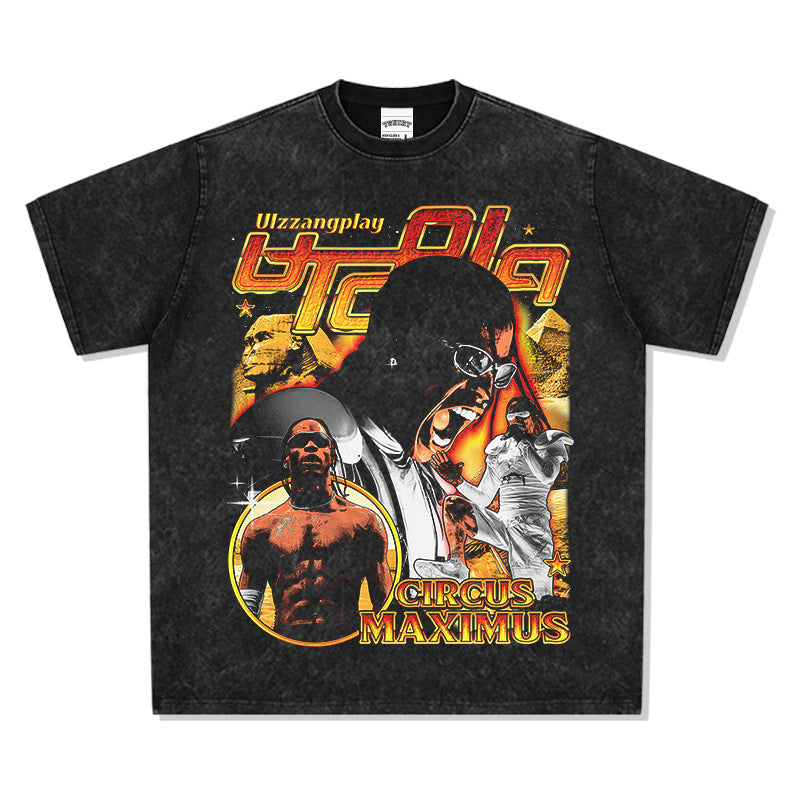 Marcas streetwear usa Travis Scott print t-shirt