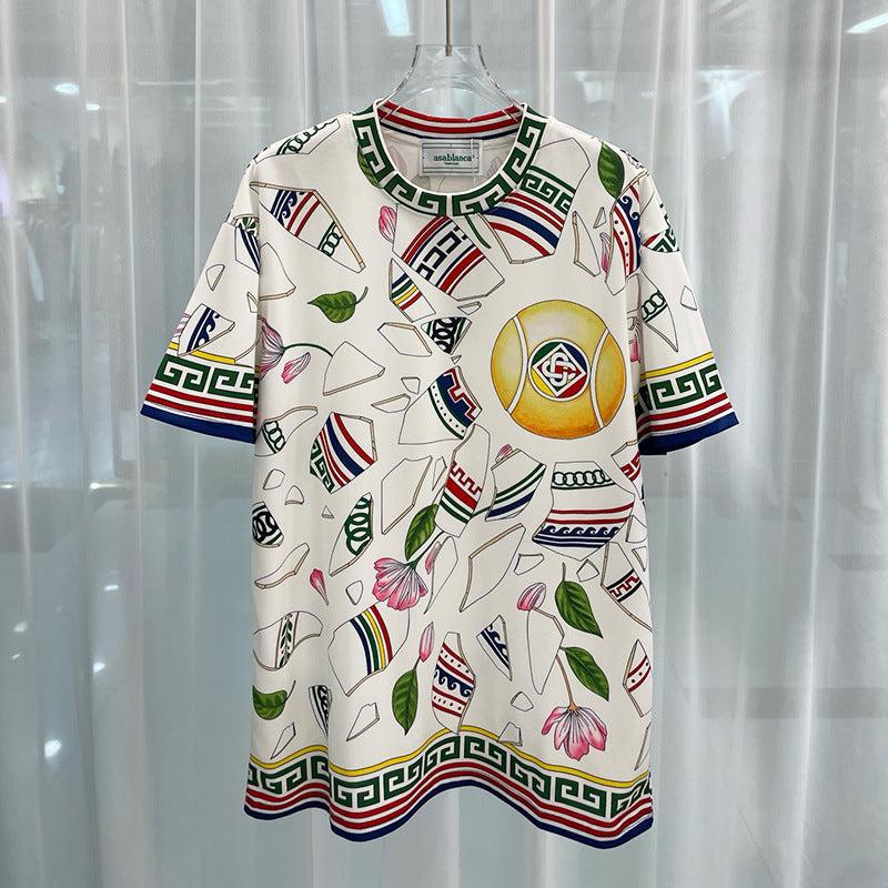 East Coast Shirts Crew Neck Short Sleeve T-Shirts, Tops