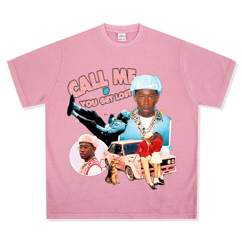 New york hip hop shop tyler hip hop creater taylor short sleeve t-shirt