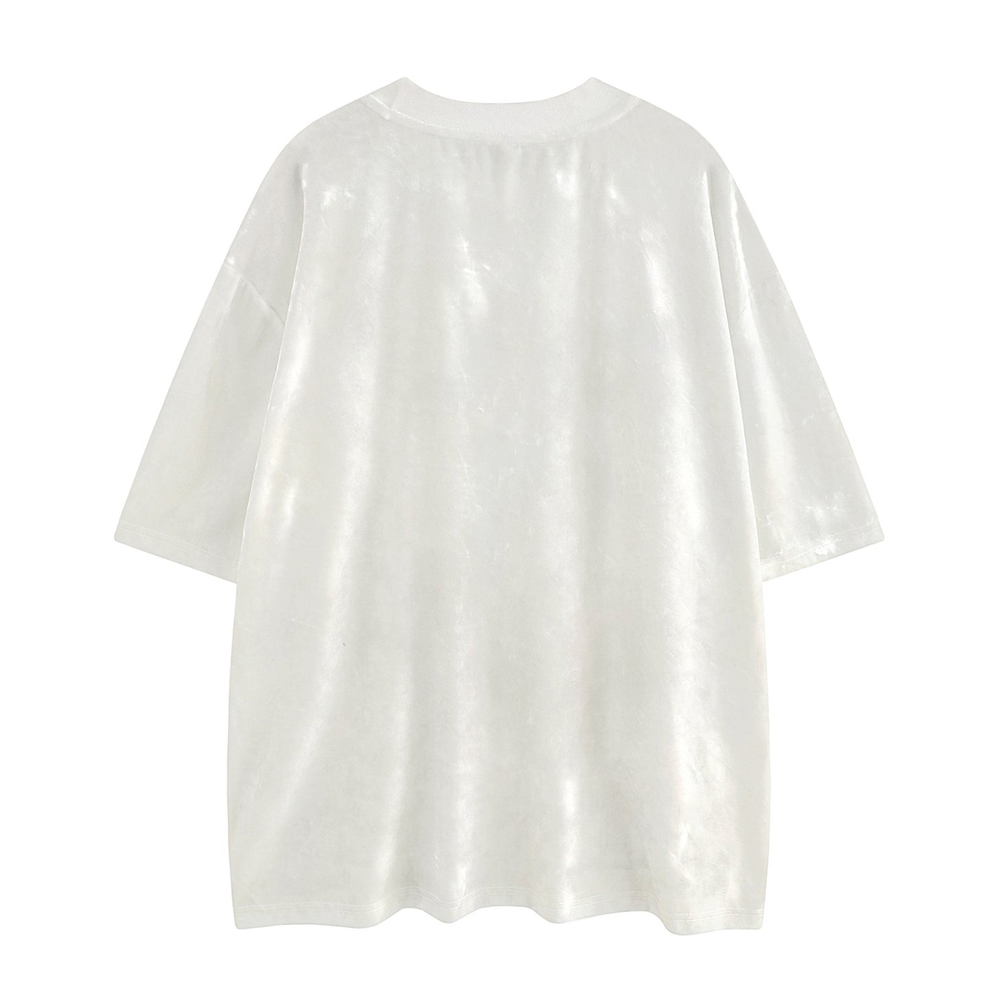 Distorted vintage short-sleeved t-shirt summer loose casual top