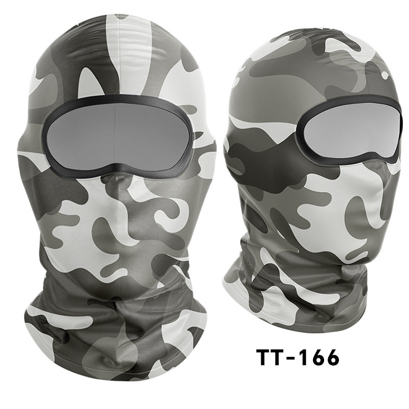 Cycling Windproof Hood Dust and Sun Protection Summer Camouflage Mask
