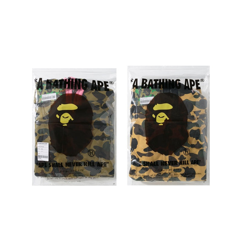 Ape Hoodie Shark Under the Stars Hooded Cardigan Zip Double Hat Camo Sweater Jacket