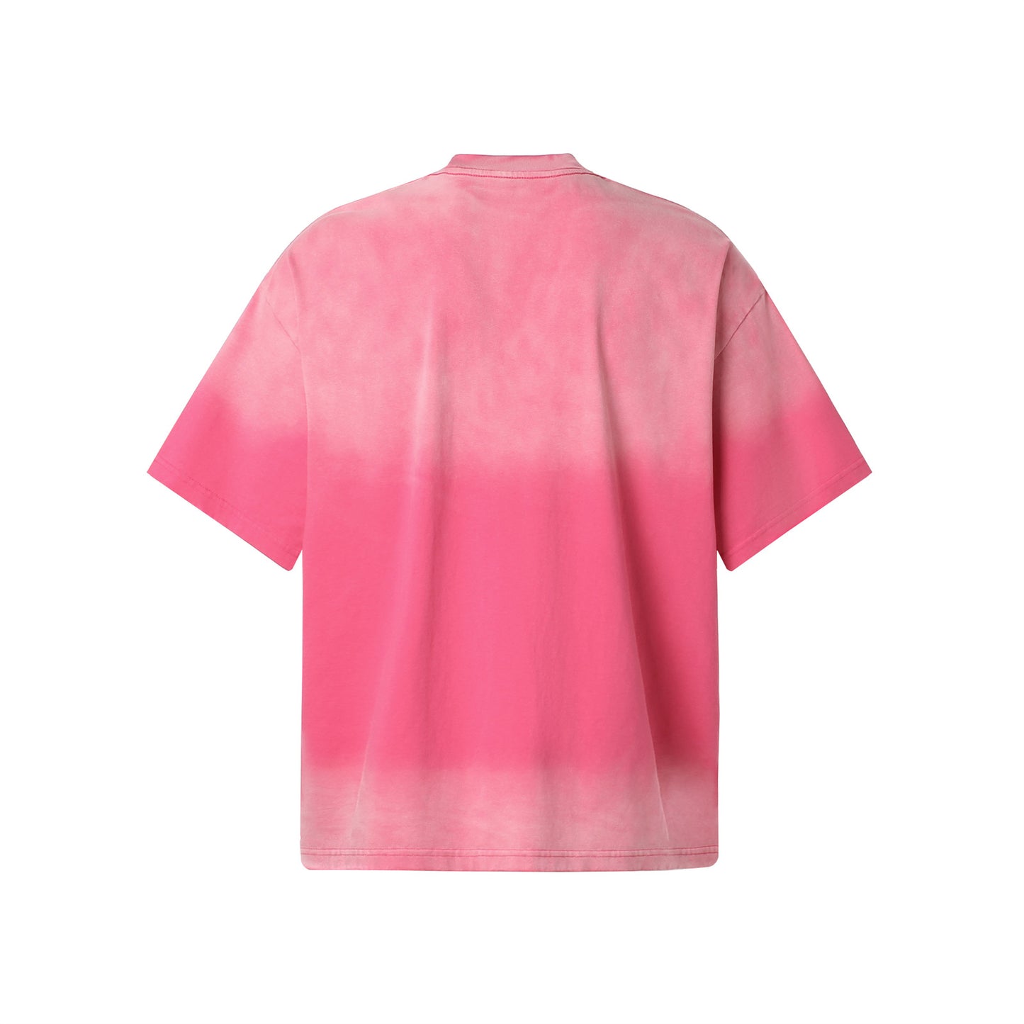 Vintage tarz t shirt gradual change short sleeve t-shirt summer oversize casual top