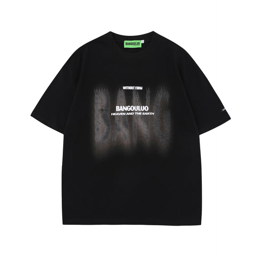 Unisex T-shirts Spring Shadow Rock Loose Short Sleeve T-Shirt