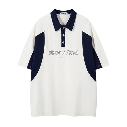 Vestimenta De Los 90 summer t-shirt lapel polo shirt