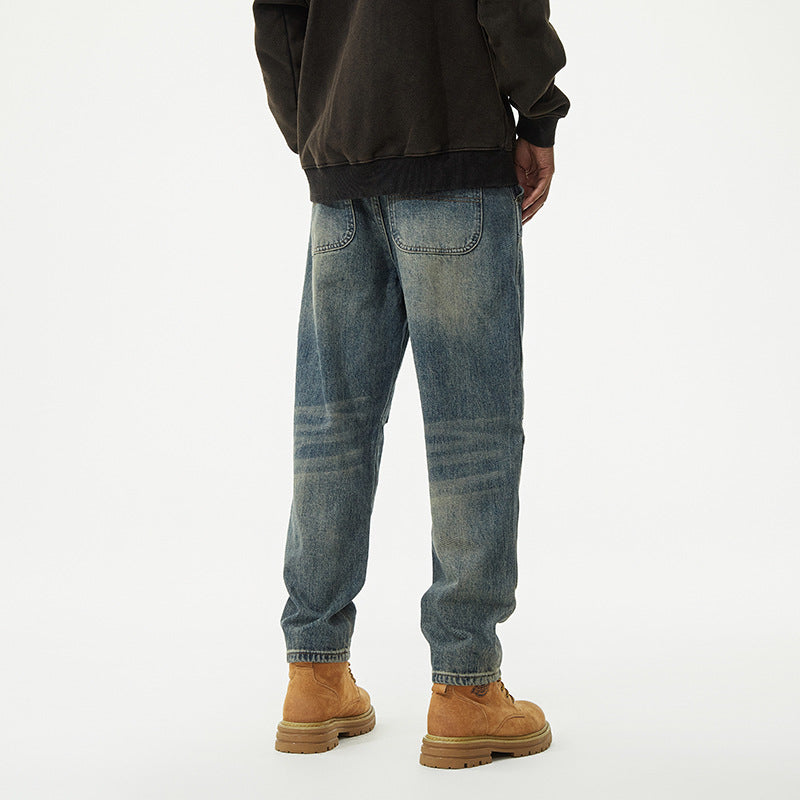 1990 Fashion Jeans Retro Loose Denim Trousers