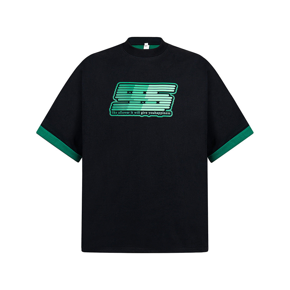 Nostalgia T Shirts Summer Loose Casual Short Sleeve T-Shirt