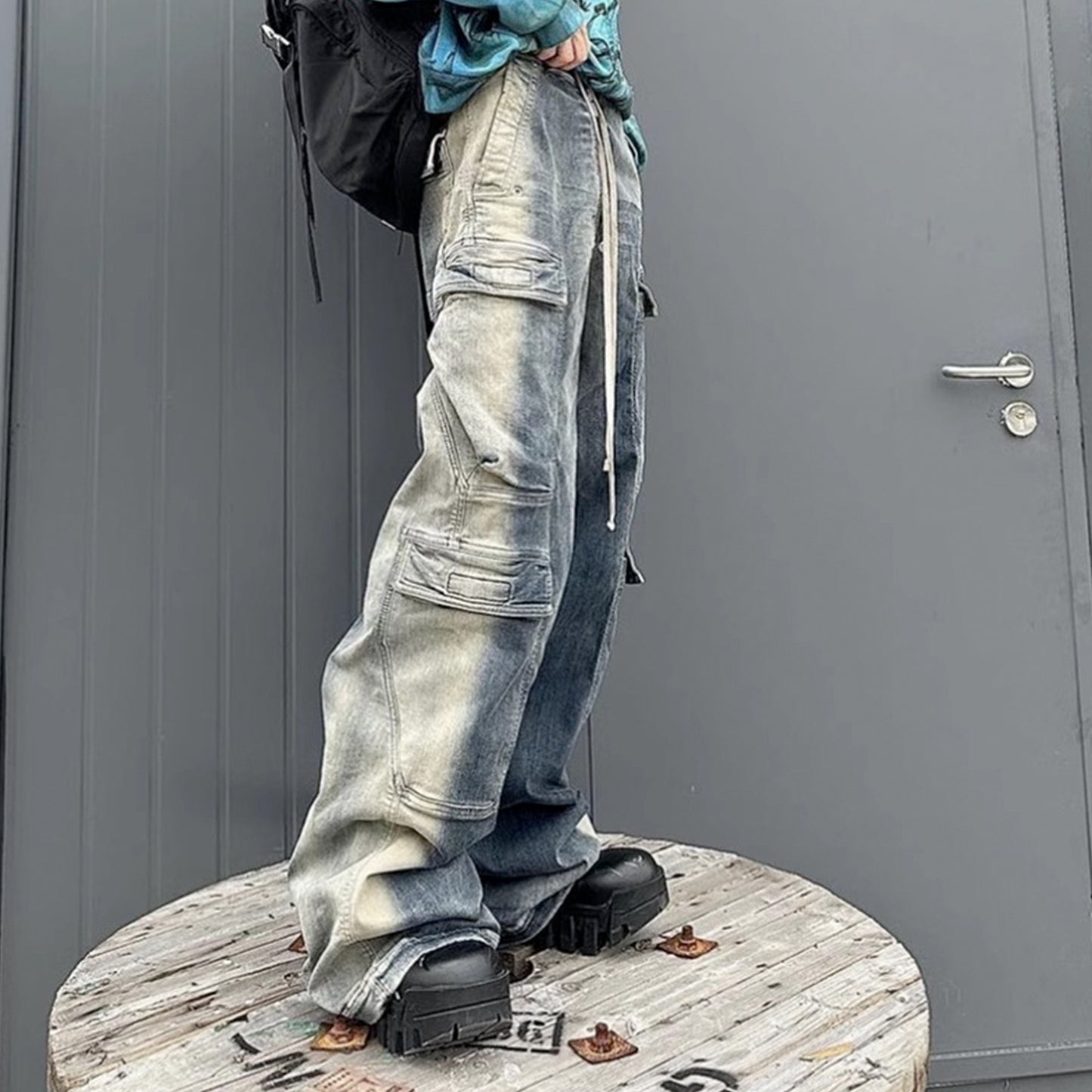 Rock Revival Jeans Washed Wide Leg Jeans