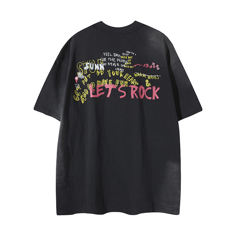 Nyc T Shirt Strawberry Bear Short Sleeve T-Shirt Summer Loose Casual Top