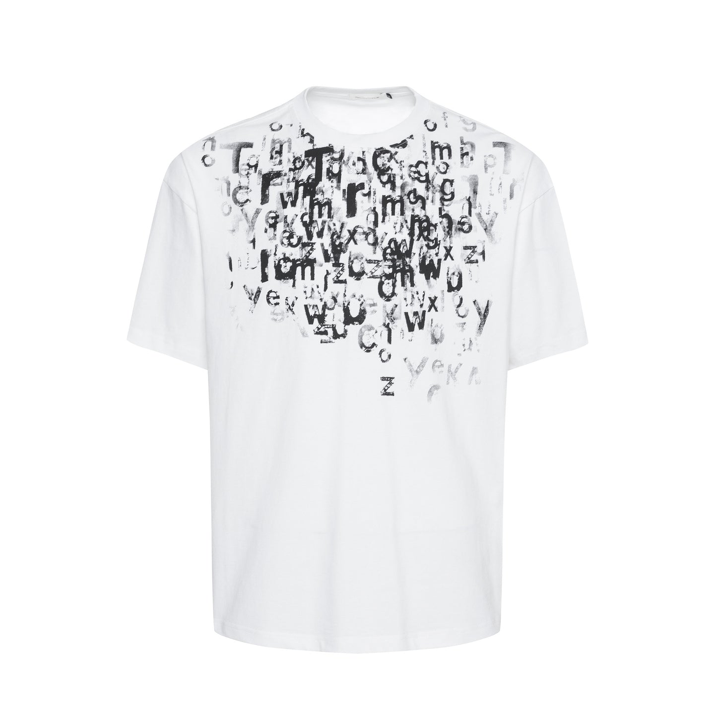 Unisex T-shirts Summer Garbled Figure Men's Loose Short Sleeve T-Shirt