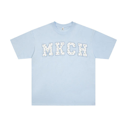 Marcas De Streetwear Summer Loose Short Sleeve T-Shirt Couple Casual Top