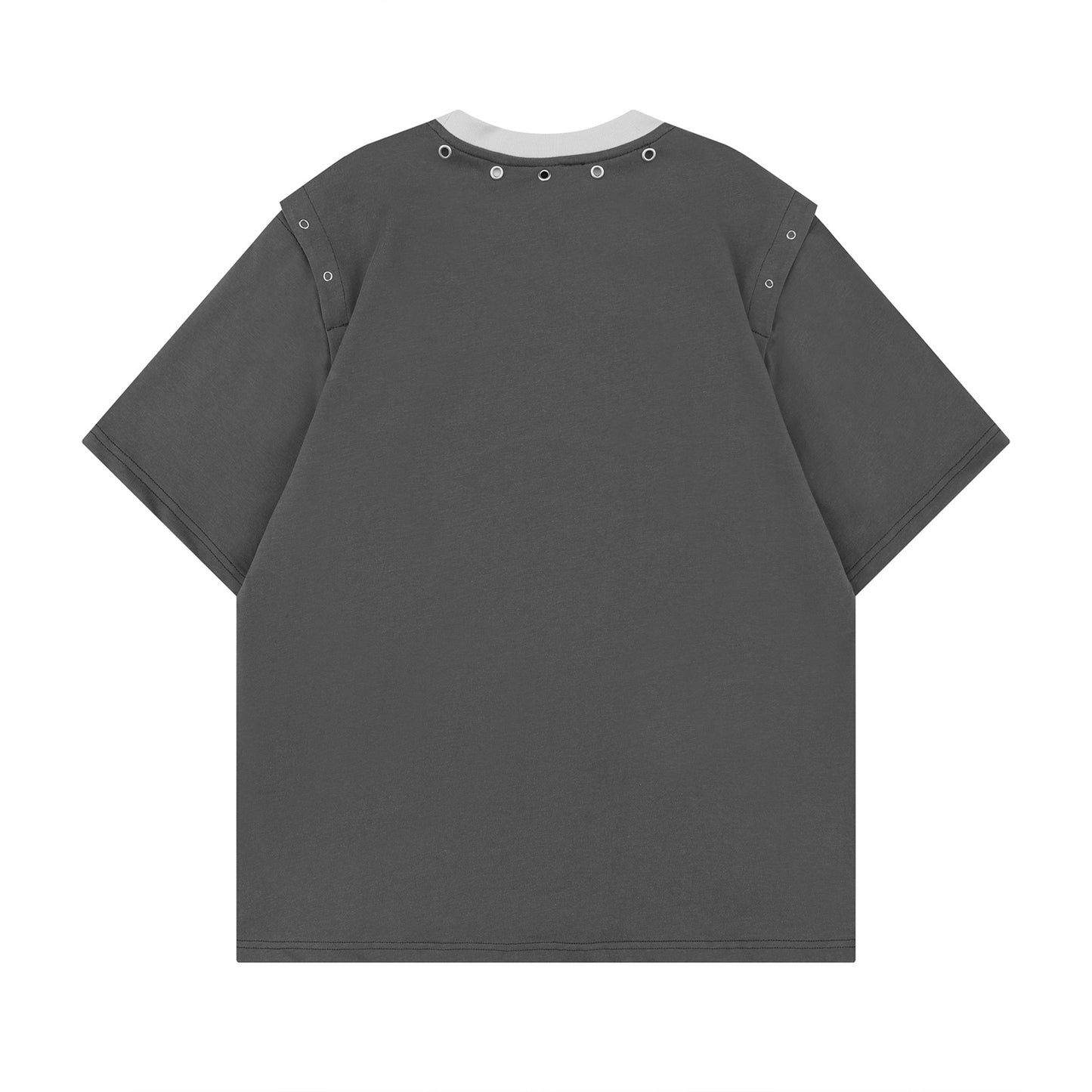 Distorted vintage short-sleeved t-shirt summer loose casual top