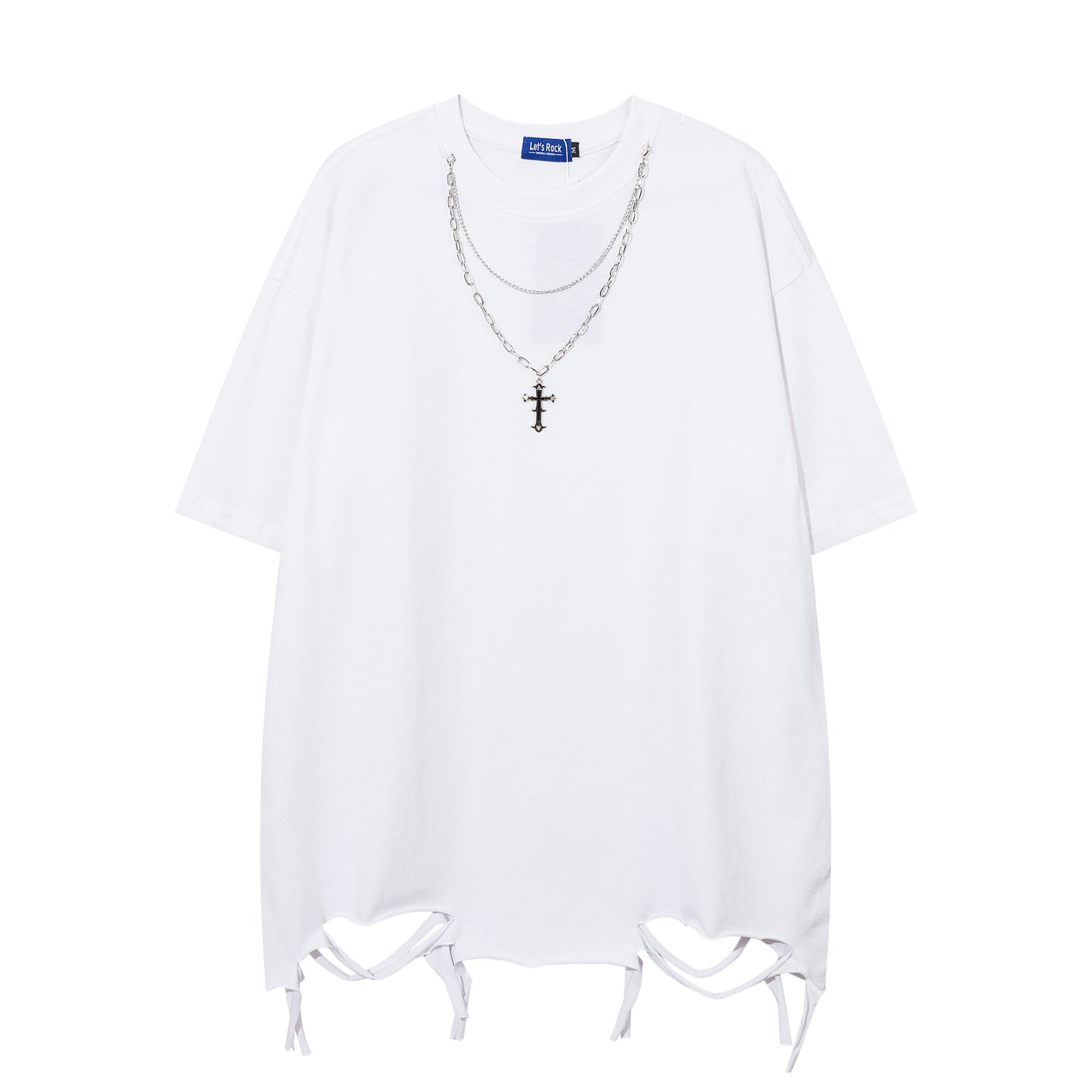 Nyc T Shirt Necklace Short Sleeve T-Shirt Summer Loose Top