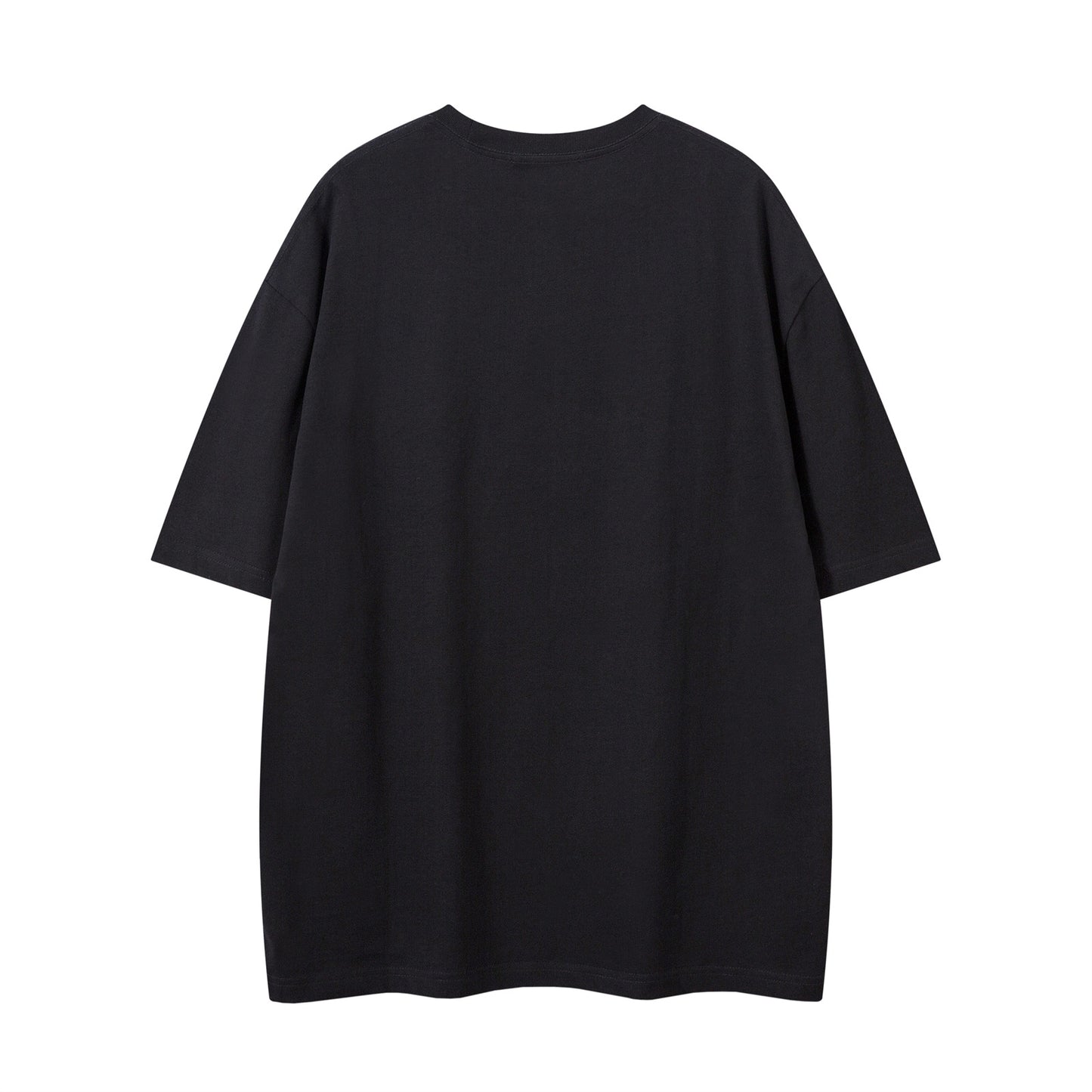 Distorted vintage short-sleeved t-shirt summer loose casual top