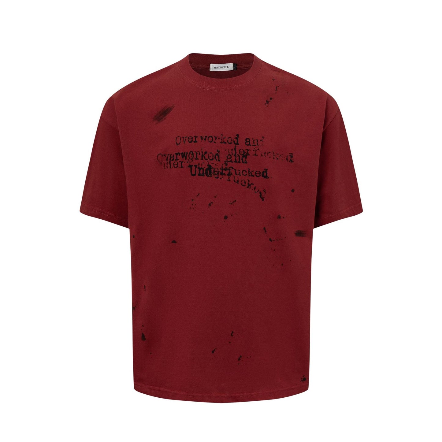 Unisex T-shirts Summer Letter Men's Short Sleeve T-Shirt