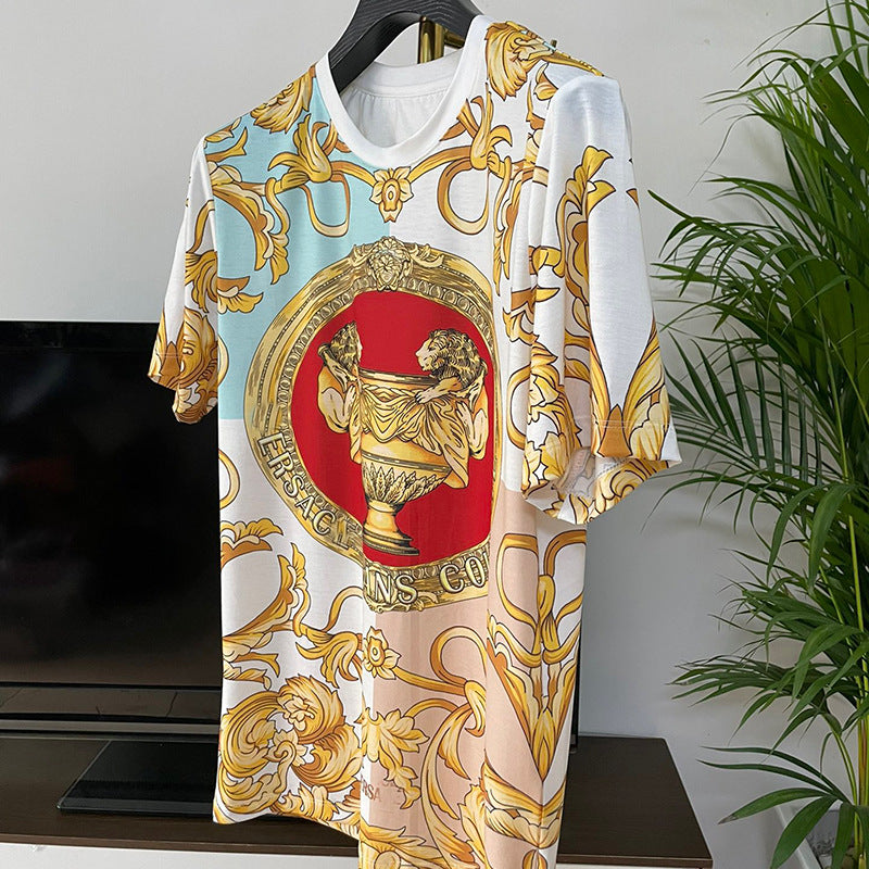 East Coast Shirts Spring/Summer Digital Print Casual Men's Short Sleeve T-Shirt
