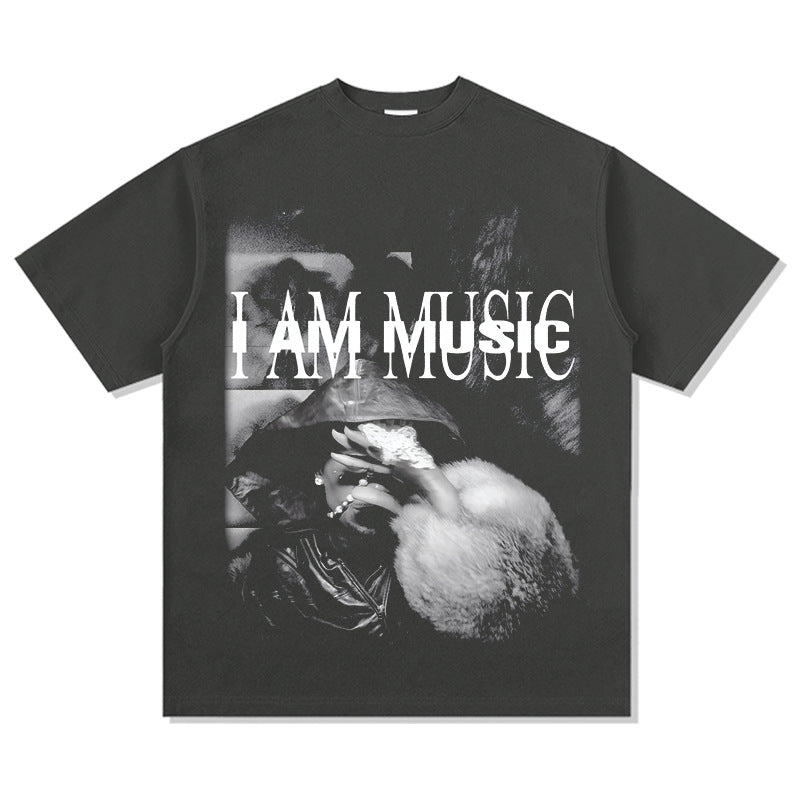 New york hip hop shop vintage hip hop playbois carti print short sleeve t-shirt