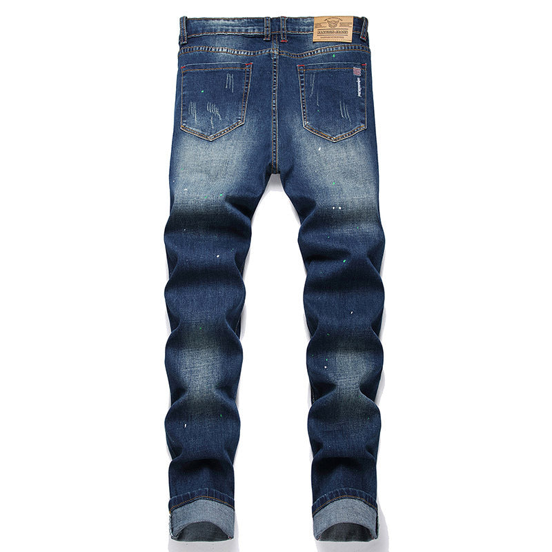1990 Fashion Jeans Denim Trousers Autumn Casual Denim Trousers